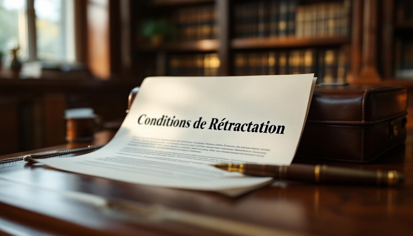 Quelles sont les conditions de retractation achat vehicule